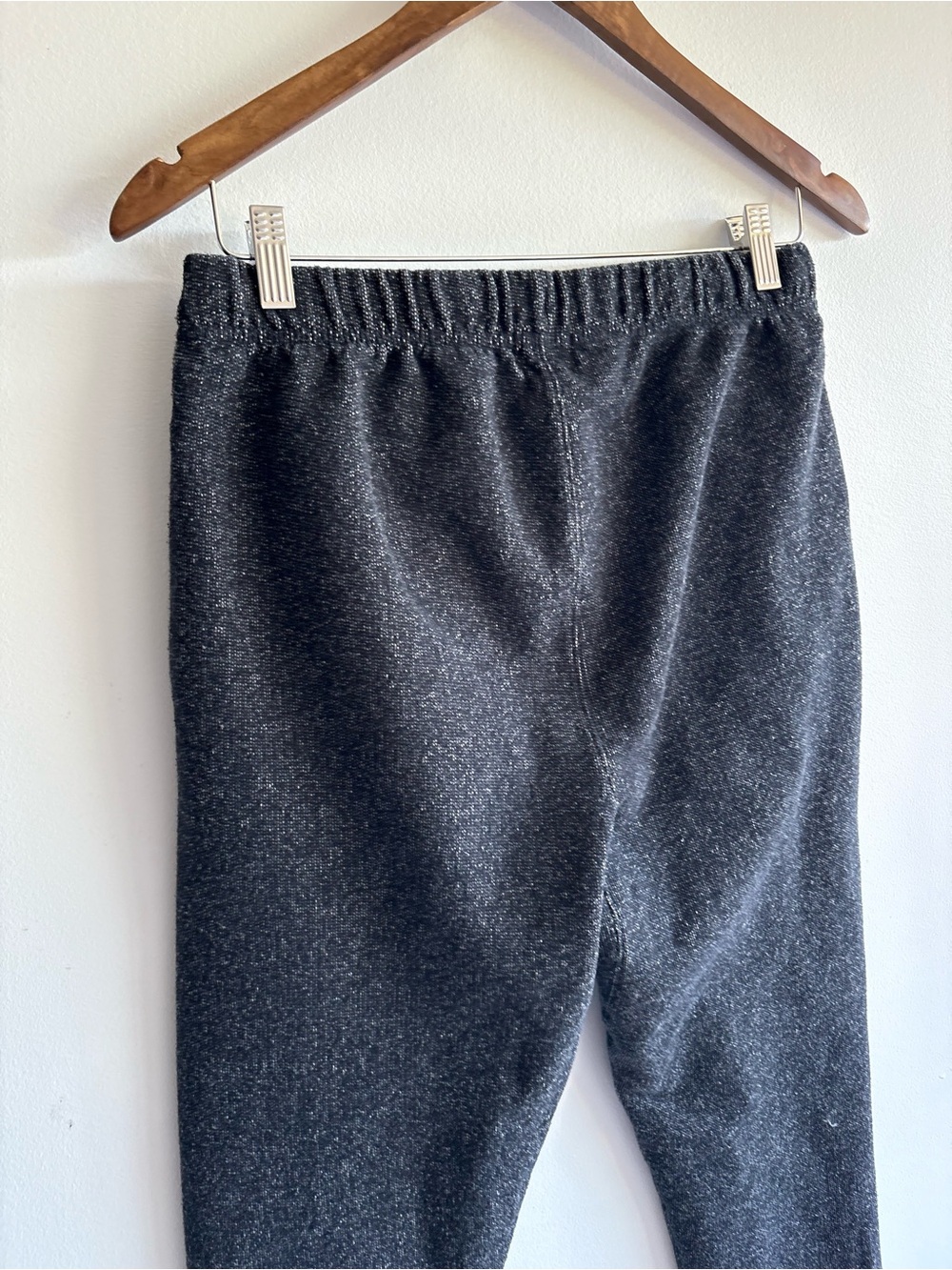 Roots Charcoal Salt & Pepper Jogger Sweatpants | Fleece Lined | Size M/L - Picture 7 of 9